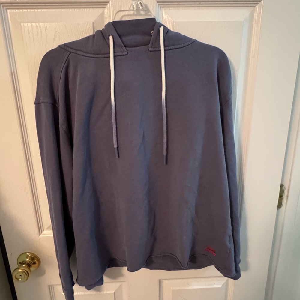 Peace Love World Blue Hoodie